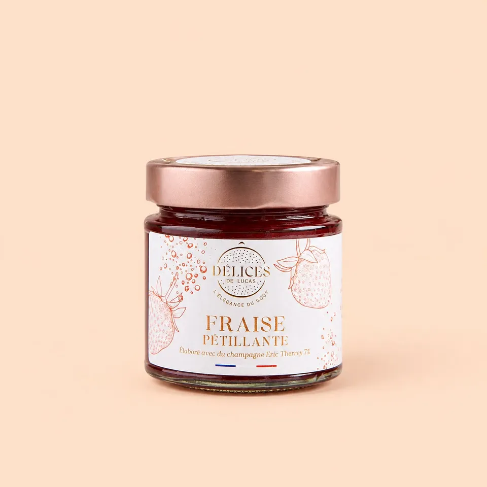 Fraise Pétillante au Champagne, O'Délices de Lucas